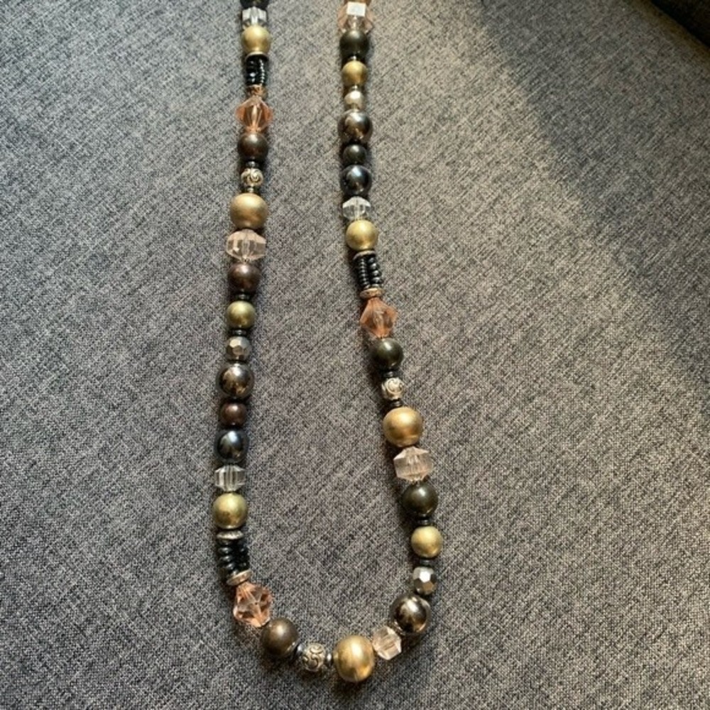 Eclectic beaded necklace
